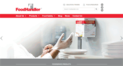 Desktop Screenshot of foodhandler.com